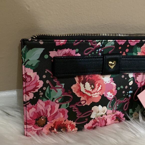 NWT Juicy Couture Pick Your Petal Floral Wristlet - Picture 6 of 12